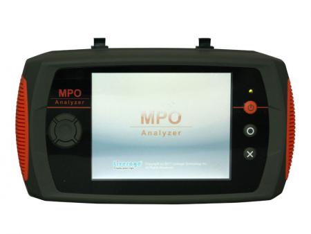 MPO insertion loss and polarity type analyzer - MPO Analyzer can measure insertion loss of MPO patch cord and record 300 testing data.