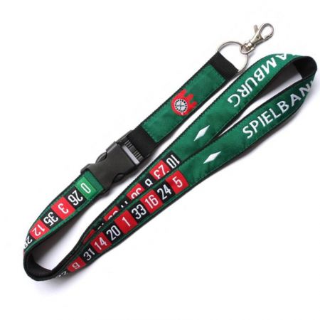 Double Layers Promotional Lanyards - High quality double layers lanyards comes in two layers of material.