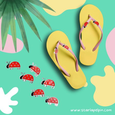 Minimum order is only 200 pieces for flip flop shoe charms.