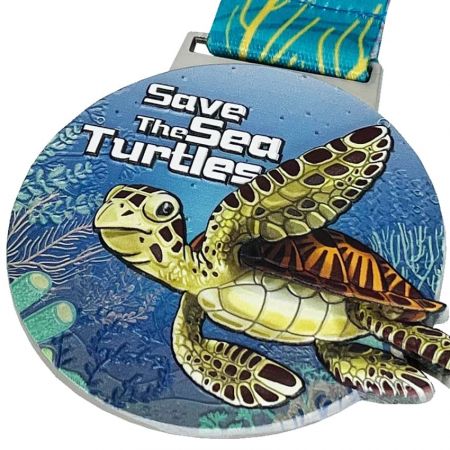 We can provide a complete UV-printed medal set for you.