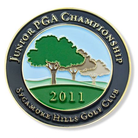 Junior PGA Championship Golf Coins - Star Lapel Pin offers tailored Junior PGA Championship Golf Coins.