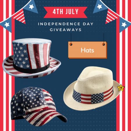 Celebrate Fourth of July in style with personalized giveaways.
