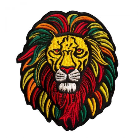 Custom Rasta Patch - Versatile iron-on or sew-on application for clothing, bags, and accessories.