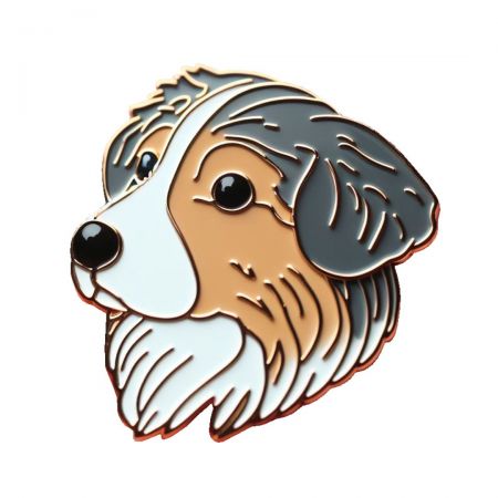 Souvenir Dog Enamel Pins - Experience the world of soft enamel pins.
