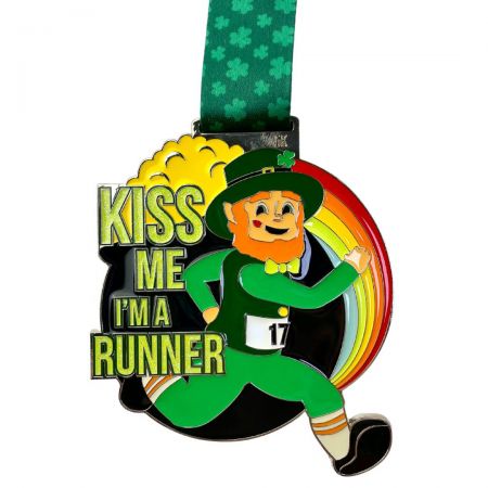 St Patrick's Day Medal - We create custom virtual medals for St Patrick's Day.
