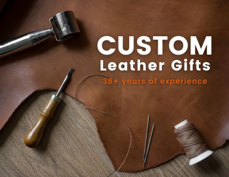 Leather Gifts - Star Lapel Pin specializes in crafting custom leather gifts.