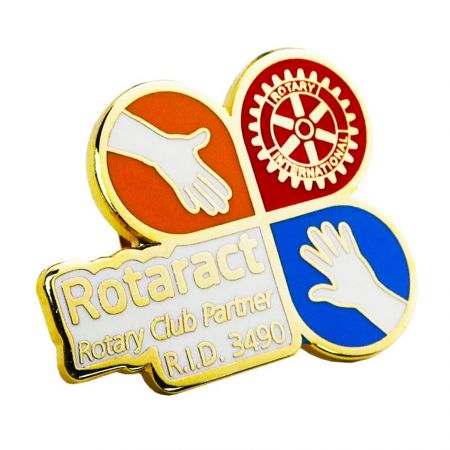 Customized Rotary Pin - Show your pride as a Rotarian with our high-quality rotary lapel pins.