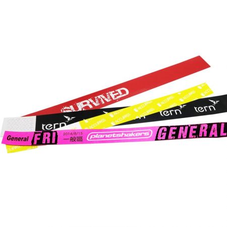 Tyvek Wristbands - Custom tyvek wristbands are ideal for any event.