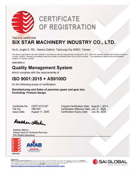 ISO 9001 + AS9100D Sertifikası _1