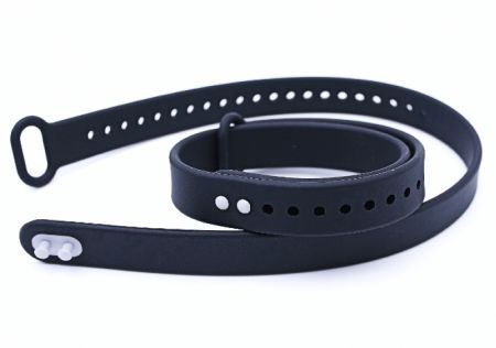 Maßgeschneiderte Silikonbefestigungselemente - Maßgeschneiderte Silikonschnalle aus Silikon und Kunststoff, geeignet für Silikon-Uhrenarmbandbefestigungen.