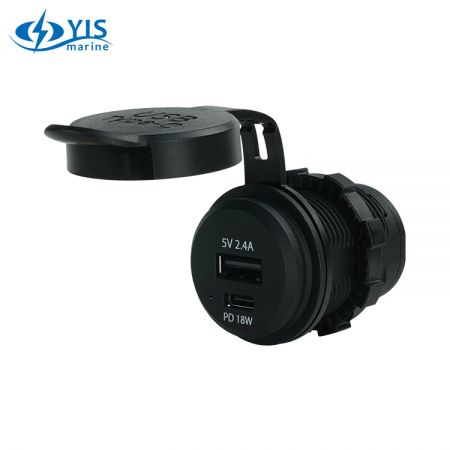 PD (Power Delivery) 18W USB 1A+1C Charger
