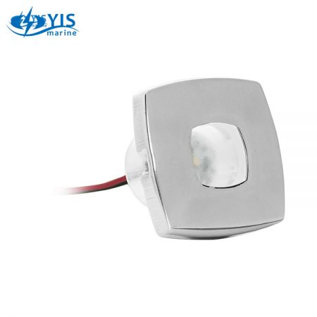 Светодиодный настенный светильник (квадратный) - LS111-Светодиодный ступенчатый светильник с нержавеющей стальной панелью