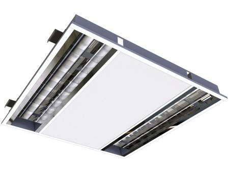 Low-glare LED Office Louvered Grille Ceiling Lighting - LED Grille Lighting for Low-Glare Illumination (108.9 lm/w, UGR < 17 ).