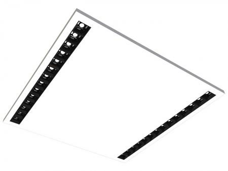 Plafonnier à persiennes finlandais à LED sans éblouissement au design minimaliste - Éclairage de bureau encastré 2x2 haute performance à faible éblouissement (UGR11.9)