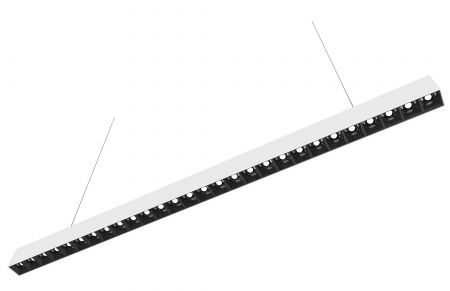 Éclairage linéaire à persiennes finlandaises LED encastrées/suspendues à haute efficacité UGR16 - Éclairage linéaire à persiennes finlandaises à LED de performance supérieure (112,2 lm/w).