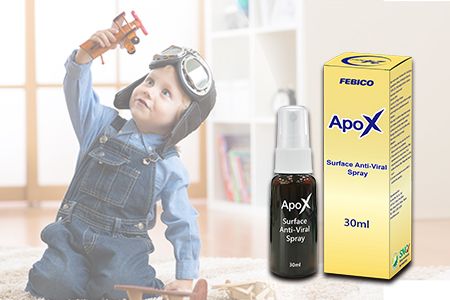 Spray Natural Anti-Viral ApoX® - Spray Antiviral de Superfície Natural e Spray de Proteção