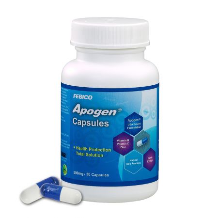 Capsules de renforcement immunitaire Apogen® - Capsules de supplément alimentaire pour renforcement immunitaire multivitaminé