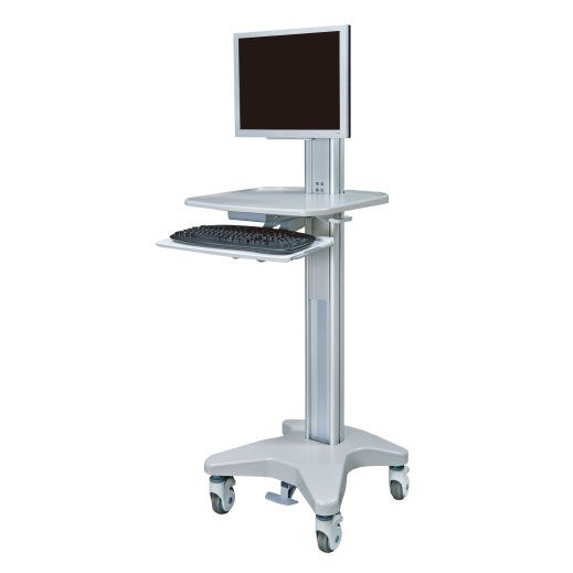 Mobile workstation for medical facilities.