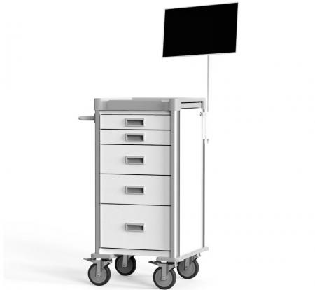 Compact Equipment Cart for Narrow Space (NC Series) - Highly Customizable Compact Equipment Cart.