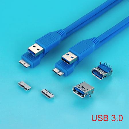 USB 3.0 Connector & Cable - USB 3.0 Connector & Cable