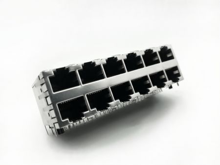 雙層插PCB型通訊插座