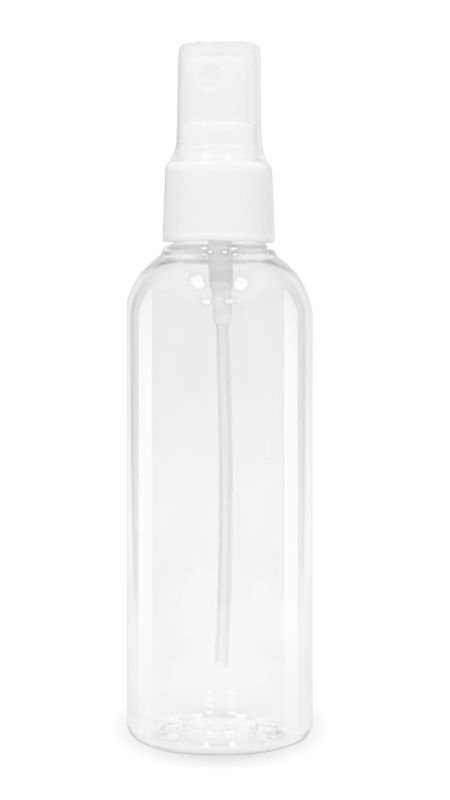 PET 100ml Hand Sanitizer Mist Sprayers (20-410-100-Limited) - 100 ml PET Mist Sprayer bottle type 20/410
