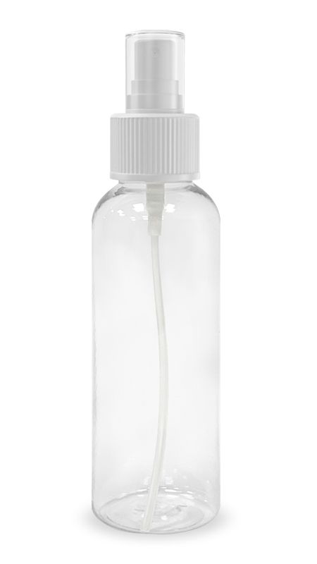 PET 100ml Hand Sanitizer Mist Sprayers (24-410-100-Limited) - 100 ml PET Mist Sprayer bottle type 24/410