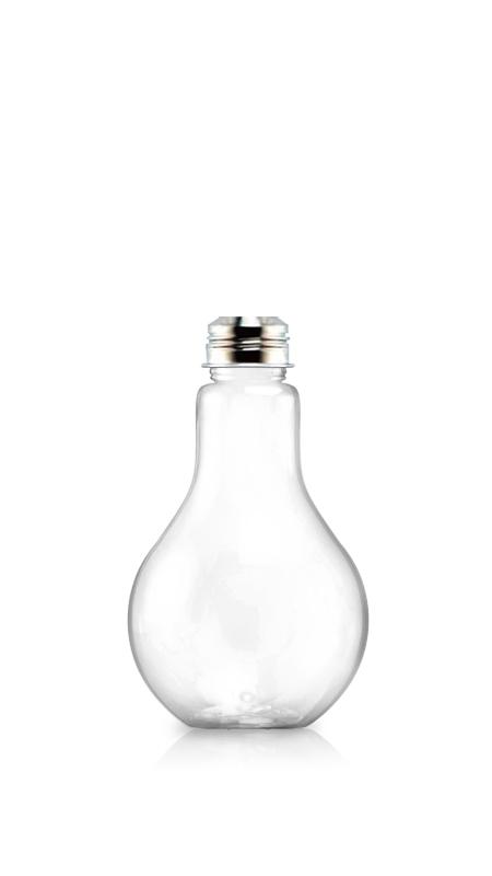 PET 38mm 510ml Light Bulb shape Bottles (LB500) - 510 ml Light Bulb Shape PET bottle for cool beverages packaging with Certification FSSC, HACCP, ISO22000, IMS, BV