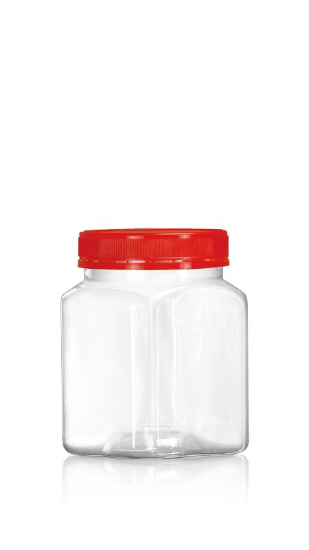 PET 89mm 850ml Octagonal Jars (D808) - 850 ml PET Octagonal Jar with Certification FSSC, HACCP, ISO22000, IMS, BV