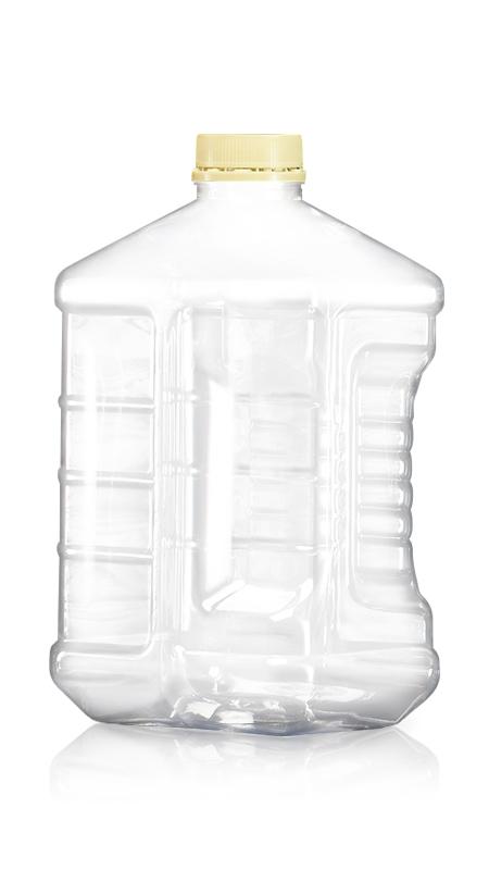 PET 2500ml Rectangle Bottles (W2500) - Pet-Plastic-Bottles-Rectangle-W2500