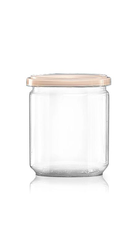 PET 350ml Easy Open Can with Aluminum Lid (300-400) - 350 ml PET EOE Jar with Certification FSSC, HACCP, ISO22000, IMS, BV