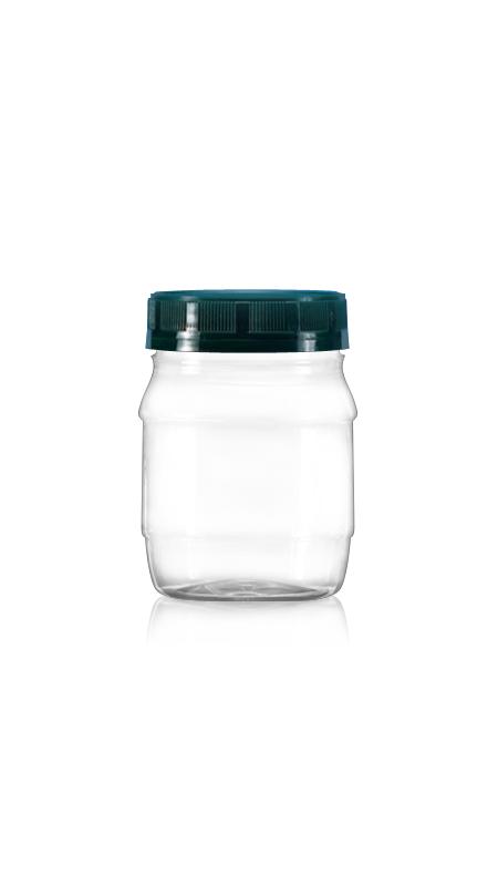 PET 63mm 300ml Round small Jars (A250) - 300 ml PET Round Jar with Certification FSSC, HACCP, ISO22000, IMS, BV