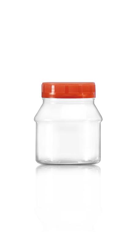 PET 63mm 300ml Round Small Jars (A310N) - 300 ml PET Round Jar with Certification FSSC, HACCP, ISO22000, IMS, BV