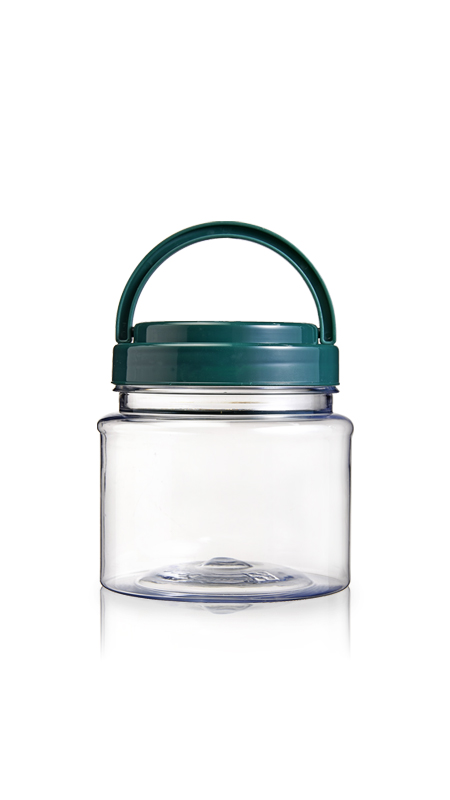 PET 89mm 500ml Round Jars (D500) - 500 ml PET Round Jar with Certification FSSC, HACCP, ISO22000, IMS, BV