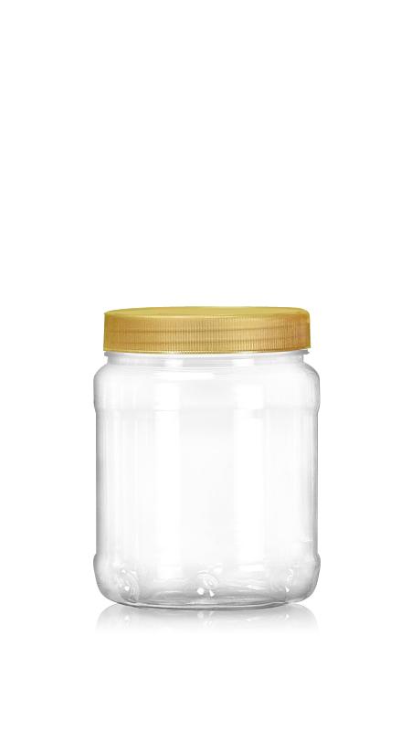 PET 89mm 800ml Round Jars (D750) - 800 ml PET Round Jar with Certification FSSC, HACCP, ISO22000, IMS, BV