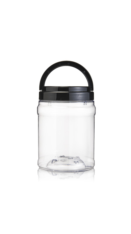 PET 120mm Wide mouth 1800ml Round Jars (J700) - 1800 ml PET Round Jar with Certification FSSC, HACCP, ISO22000, IMS, BV