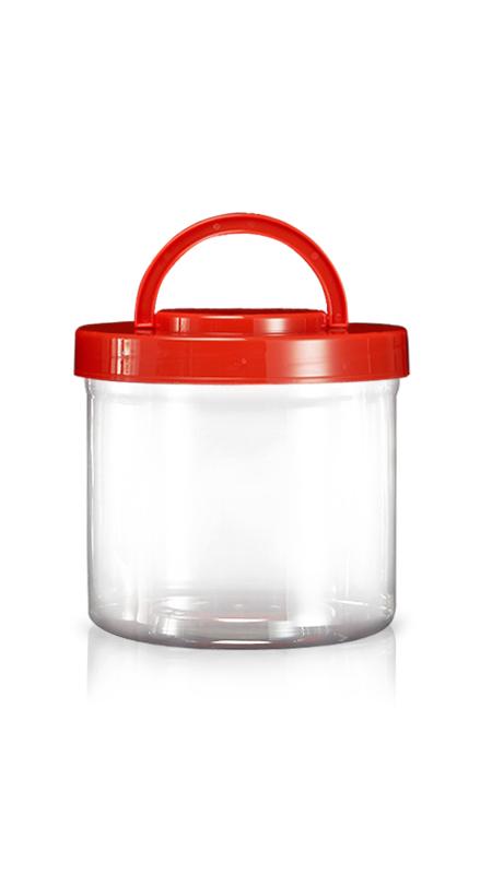 PET 180mm 3500ml Wide Mouth round Jar (M3500) - 3500 ml Round Jar with Certification FSSC, HACCP, ISO22000, IMS, BV