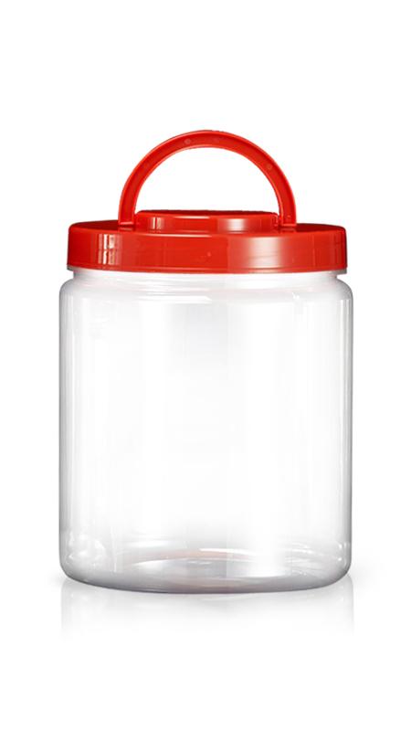 PET 180mm 6200ml Wide Mouth round Jar (M6000) - 6200 ml Round Jar with Certification FSSC, HACCP, ISO22000, IMS, BV