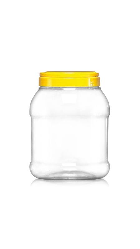 PET 120mm Wide mouth 3250ml Big Jars (J1500S) - 3250 ml PET Round Jar with Certification FSSC, HACCP, ISO22000, IMS, BV