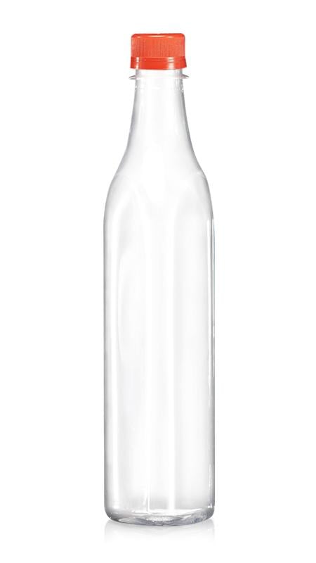 PET 28mm 500ml Triangle Shape Bottles (W503) - 500 ml PET Triangle Water Bottle with Certification FSSC, HACCP, ISO22000, IMS, BV