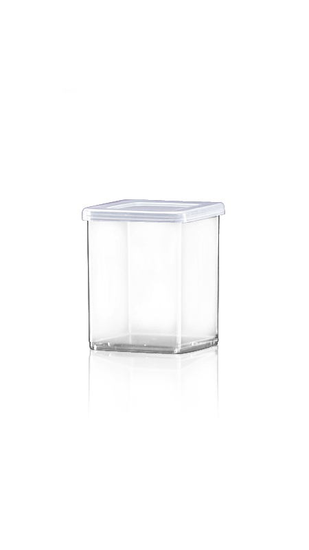 PS 180ml Y Series Rectangle Jars (Y07) - The-Y-Series-PS-Container-Y07