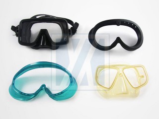 Máscara de mergulho, manômetro - Capa de borracha para console de mergulho, capa de borracha para manômetro de mergulho, capa para aparelhos, pulseira de relógio e pulseira de suporte.