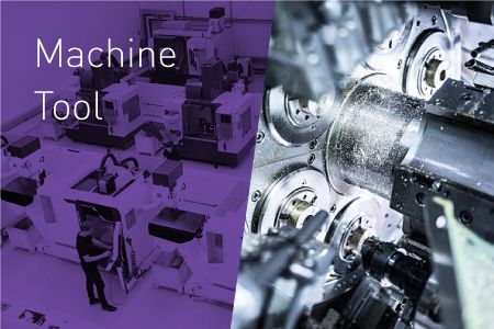 Machine Tool industry - CML Machine Tool industry applications such as hydraulic solenoid valves, gear pumps, screw pumps, vane pumps, etc.