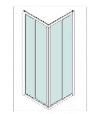 Framd Shower Enclosure - A1320. Framd Shower Enclosure (A1320)