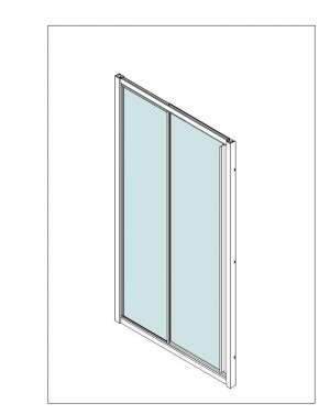 Framd Shower Enclosure - A1323. Framd Shower Enclosure (A1323)