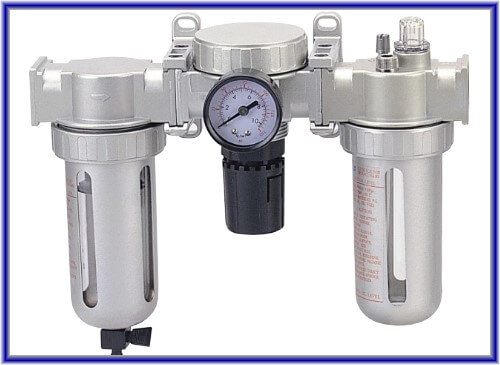 Unitate de preparare a aerului (filtru de aer, regulator de aer, lubrifiator de aer)