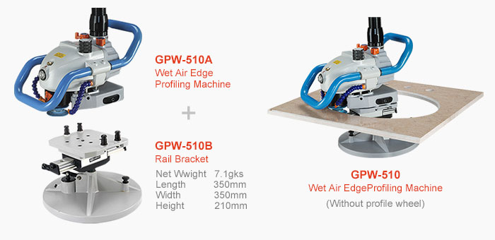 GISON's wet air edge profiling machine - GPW-510
