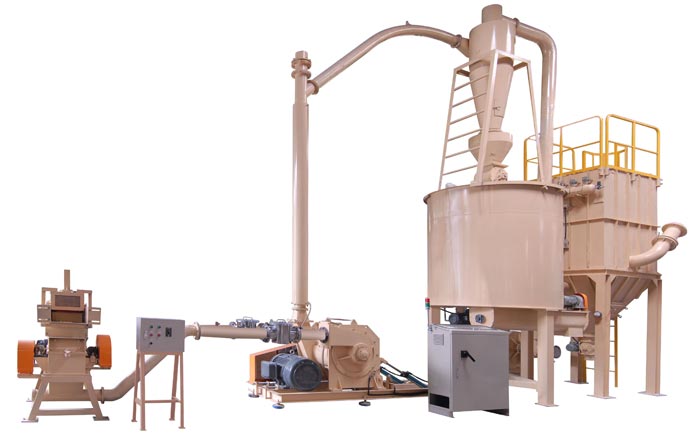 paper recycling turnkey grinding system