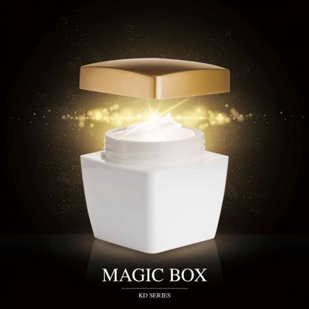 Magic Box (บรรจุภัณฑ์เครื่องสำอางและผลิตภัณฑ์ดูแลผิวอะคริลิคทรงสี่เหลี่ยมหรูหรา)