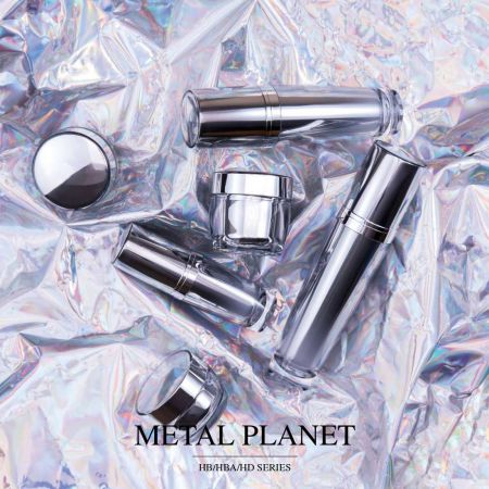 Metal Planet (Kemasan Kosmetik & Perawatan Kulit Mewah Akrilik)